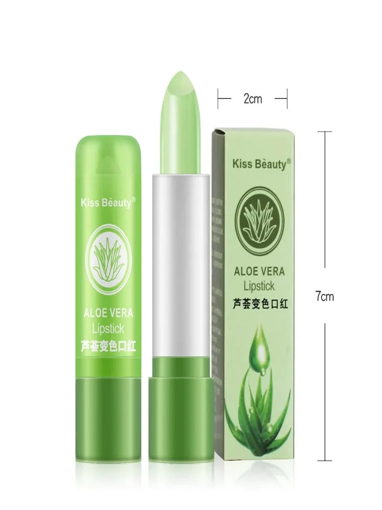 Labial Hidratante de Aloe Vera con Cambio de Color