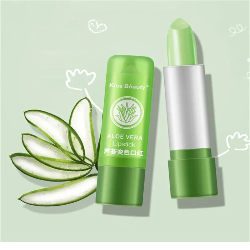 Labial Hidratante de Aloe Vera con Cambio de Color