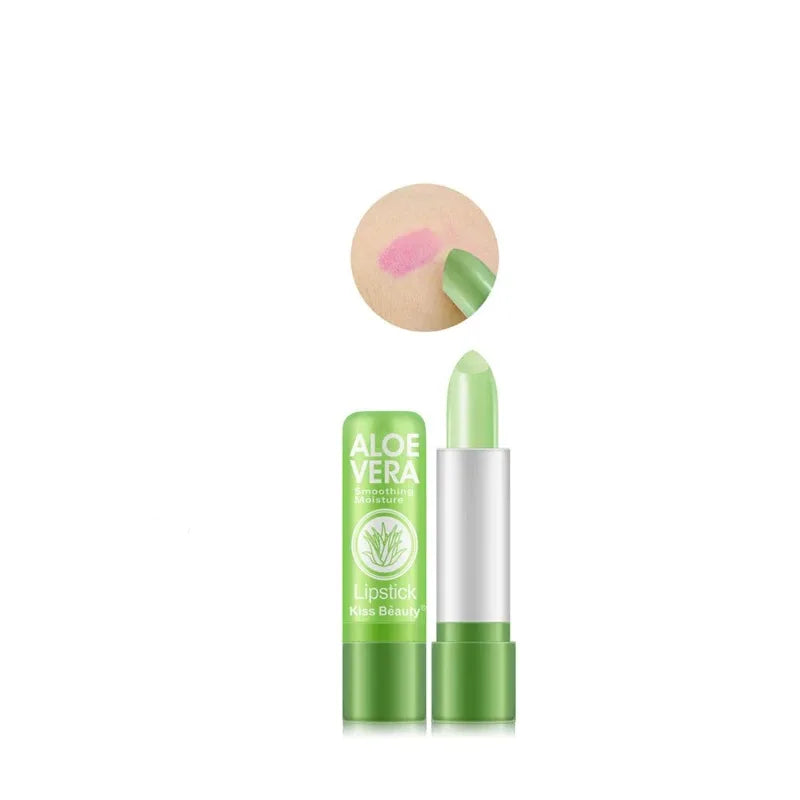 Labial Hidratante de Aloe Vera con Cambio de Color