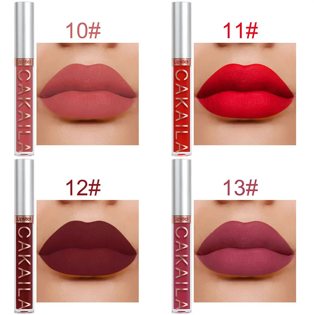 Pack de 10 Labiales: Acabado Velvet, Larga Duración y Resistente al Agua